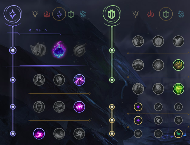 ランブルのルーン例